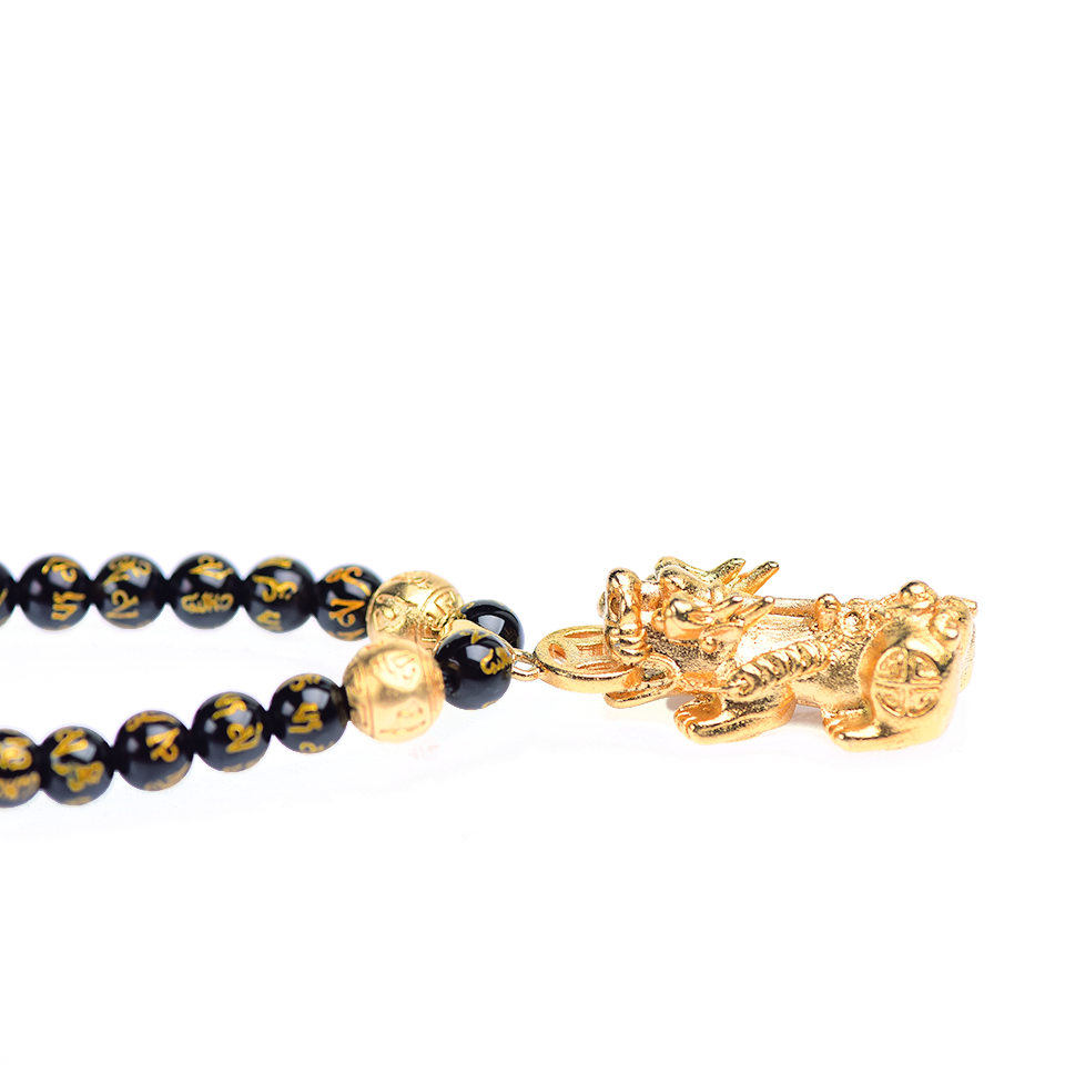 Feng Shui Black Obsidian Wealth Necklace - Inner Manifestation