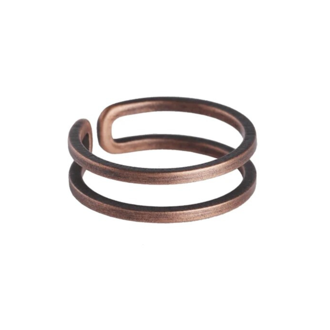 Pure Copper Minimalist Ring - Inner Manifestation