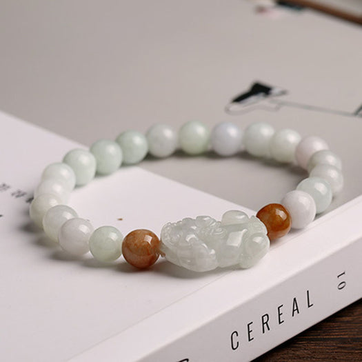 Natural Jade Pixiu Wealth Bracelet - Inner Manifestation