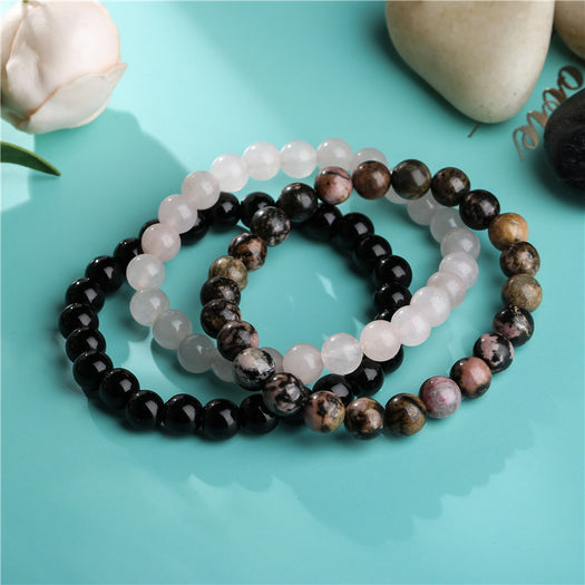Natural Gemstones Yoga Bracelet - Buddha Prayers Shop