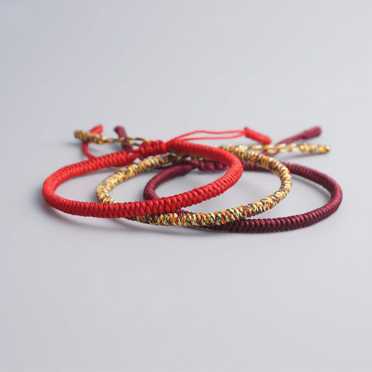 Tibetan Buddhist Prosperity and Good Luck String Bracelets - Inner Manifestation