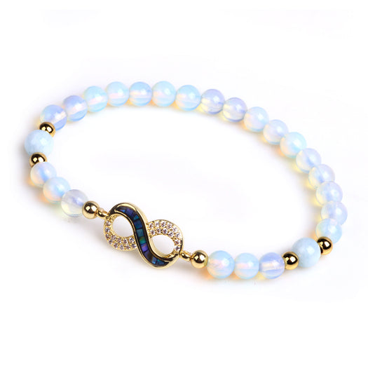 Infinity Symbol Opal Bracelet - Buddha Prayers Shop