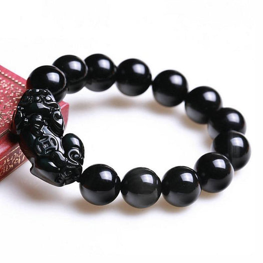 Pi Yao Obsidian Wealth Bracelet - Buddha Prayers Shop