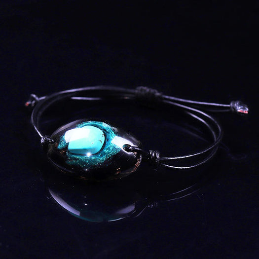 Turquoise Obsidian Stone Lucky Bracelet - Inner Manifestation