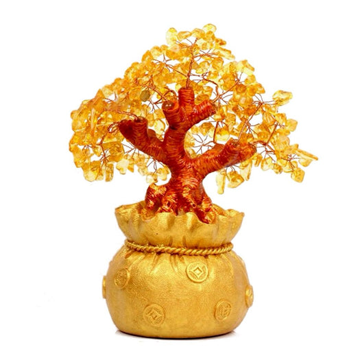 Feng Shui Citrine Money Tree Wealth Ornaments - Buddha Power Store