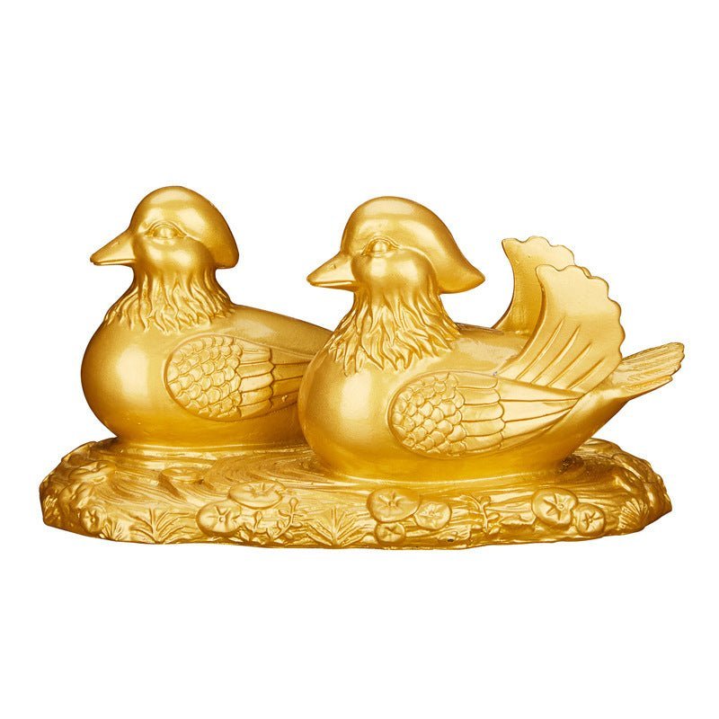 Lucky Mandarin Duck Feng Shui Ornament - Buddha Power Store