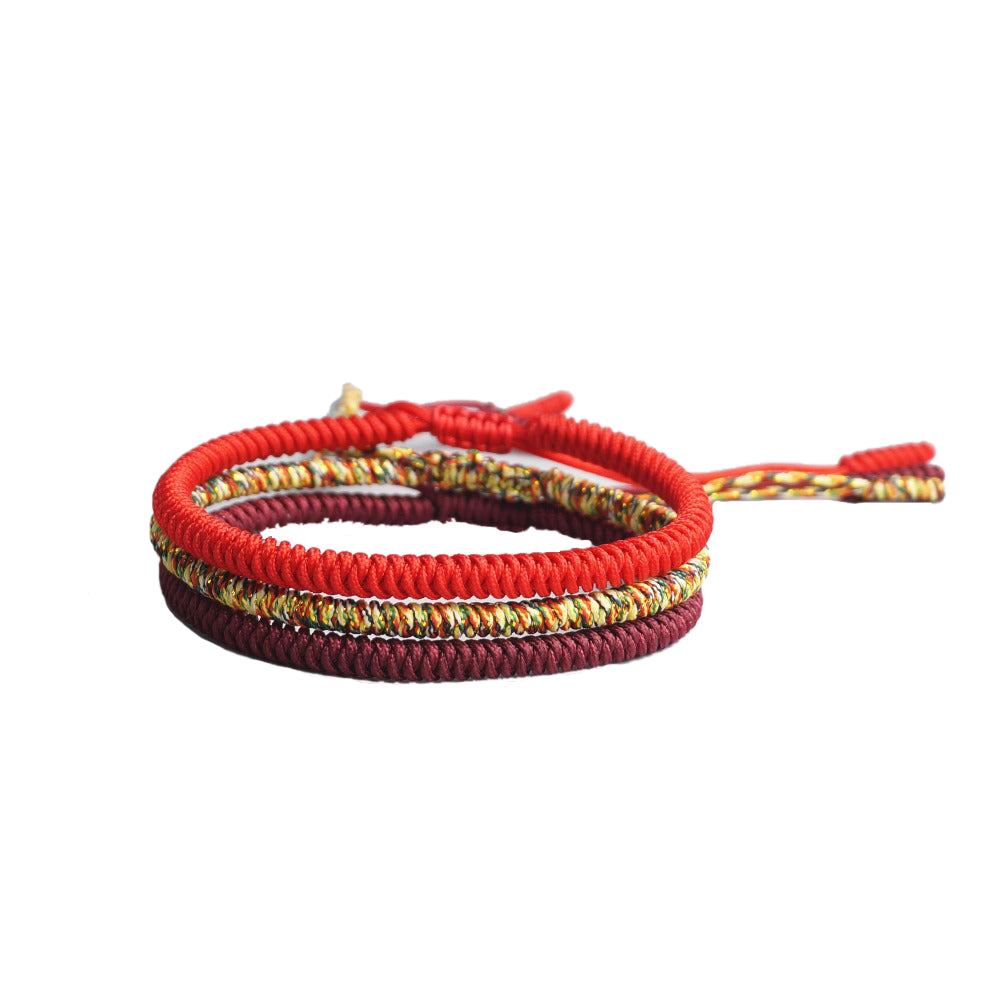 Tibetan Buddhist Prosperity and Good Luck String Bracelets - Inner Manifestation